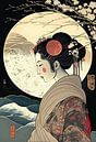 Geisha in het park van Ariadna de Raadt-Goldberg thumbnail