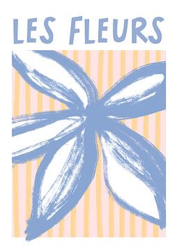Gestreeptelesfleurs2 Ratioiso van Grace Digital Art Co