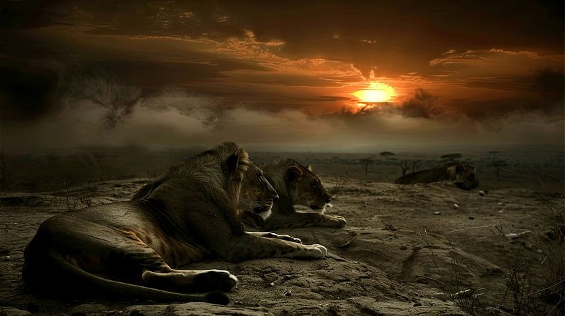 savane africaine du serengeti par Egon Zitter