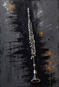 Klarinet Abstract Splatter van MIROKKU