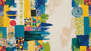 Jeu de couleurs vives