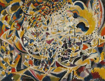 Jules Schmalzigaug - Ritme van Lichtgolven; Straat + Zon + Menigte (1915-1916) van Peter Balan