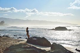 The girl and the ocean by Frank's Awesome Travels