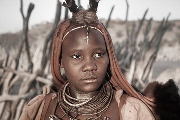 Himba Woman Portrait 2/4 van BL Photography