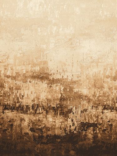 Abstract Painting no. 10 Brown sur Adriano Oliveira