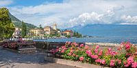 Gardone Riviera promenade aan het Gardameer