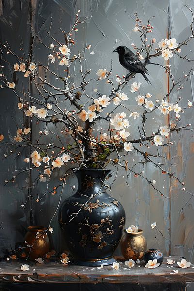 Blumen-Stillleben 7297 von Kunst Laune