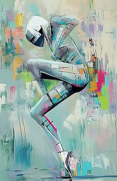Neon Flex van Abstract Schilderij