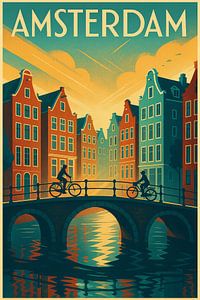 Amsterdam Niederlande Kanal Reflexionen