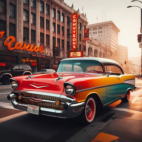 1957 Chevrolet Bel Air by Tatjana Korneeva