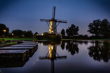 Le moulin "De Wilde" dans le Molenpark à Goirle.
