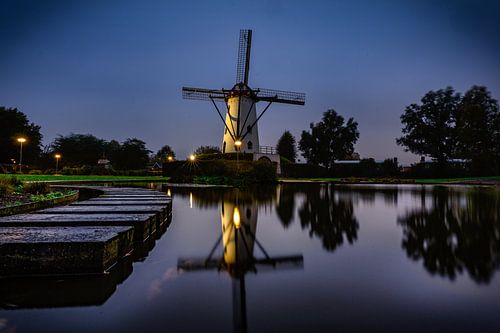 The mill 'De Wilde' in the Molenpark in Goirle