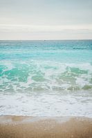 Azure sea on a winter morning