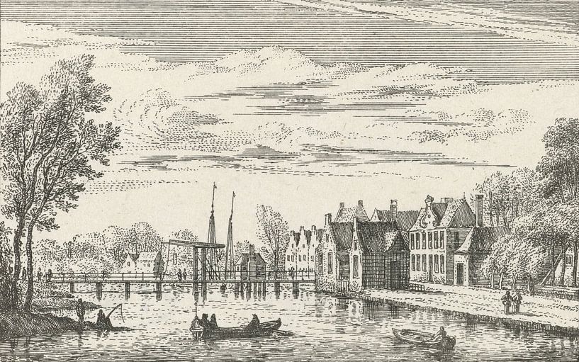 Abraham Rademaker, Ansicht von Nieuwersluis, 1670 von Atelier Liesjes