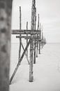 Strand setting in zwart-wit van Lydia thumbnail