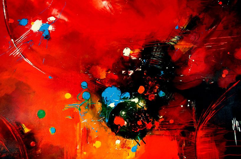 Farbexplosion Nr. 3 von Claudia Neubauer
