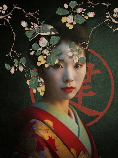 Geisha in Good Health by Marja van den Hurk