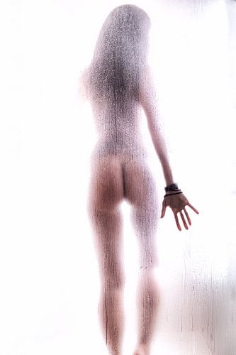 Naked woman in the shower