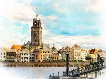 Cityscape of Deventer, Overijssel by Danny de Klerk
