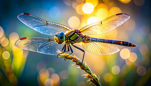 Makroaufnahme einer Libelle