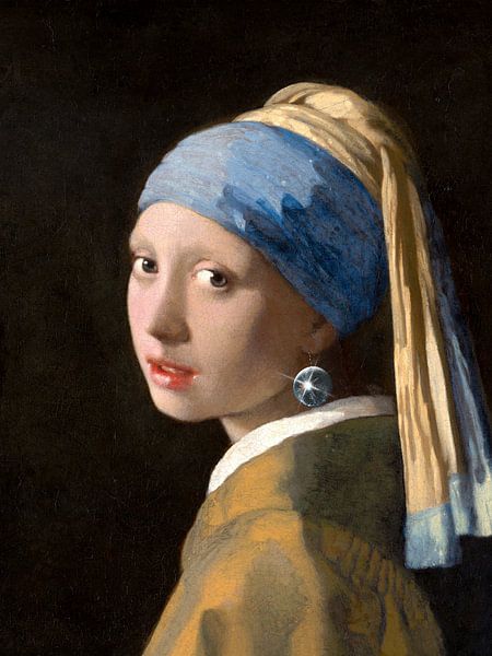 GIRL WITH A PEARL EARRING 2.0 - 21st Century Style - Johannes Vermeer by Dagmar Pels