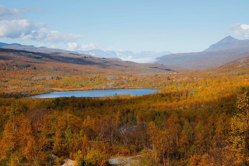 Paysage d'automne Norvège sur Kimberley Jekel