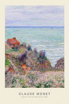 Die Hütte der Zollwache - Claude Monet von Nook Vintage Prints