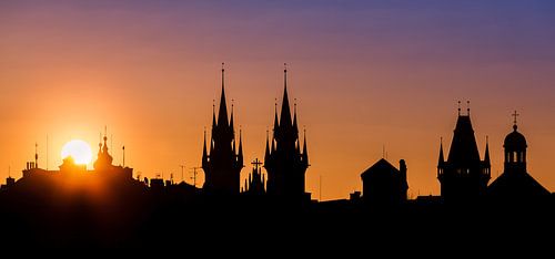 Zonsopkomst in Praag