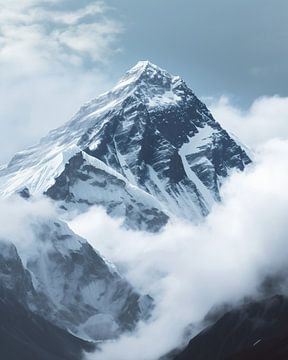 Majesteit van Everest van fernlichtsicht