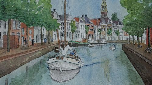 Watercolour of Groningen