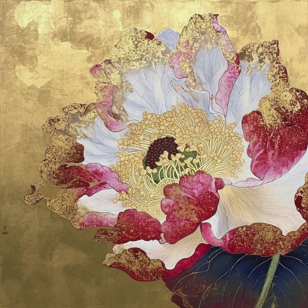 Golden floral beauty 4 by DNH Expressions