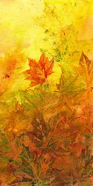 Maple leaves triptych part three