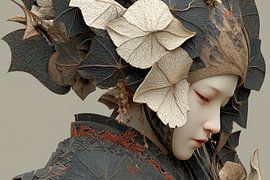 Picturesque Japanese art: Geisha