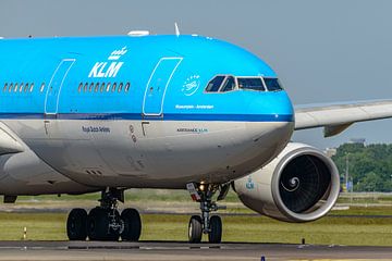 KLM Airbus A330-200 met een bijzonder verhaal.