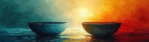 Abstrait Contraste des couleurs