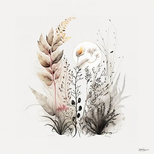 plant met lichte vrolijke kleuren