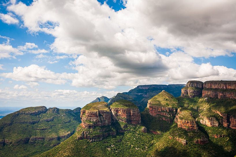 Les trois rondavels en Afrique du Sud par Simone Janssen