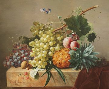 Still life with fruits, Arnoldus Bloemers by Teylers Museum