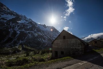 Alpen, Refuge Napoleon - Lautaret-Galibier van Robert van Willigenburg