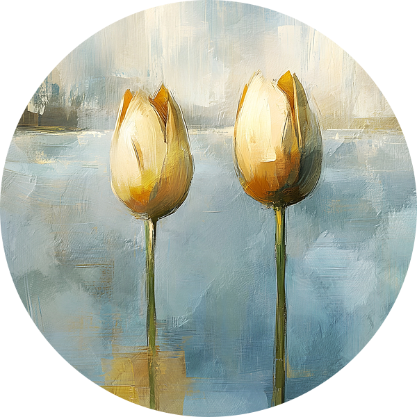 Tulpen Impressionisme van Jacky