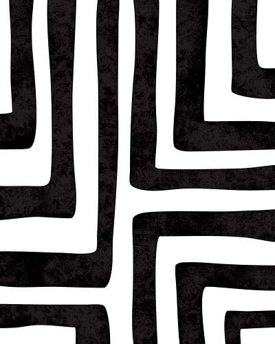 Lignes noires avec structure légère