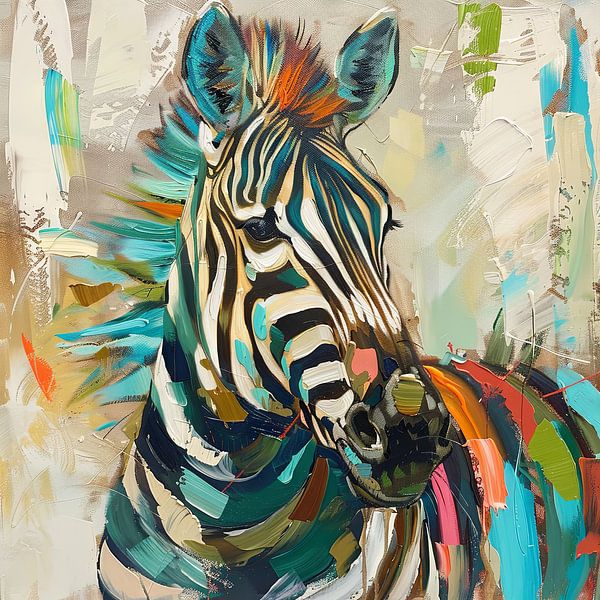 Zebra van Poster Art Shop