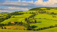 Monticchiello, Val d'Orcia, Toscane, Italië van Henk Meijer Photography thumbnail