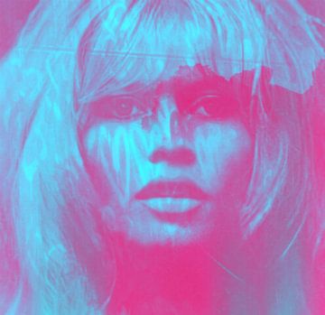 Brigitte Bardot - Love - 24 Colours - Neon Blue - Game von Felix von Altersheim
