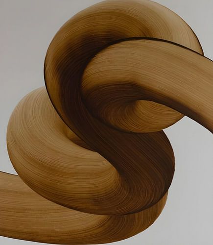 Goudachtig op bijna wit