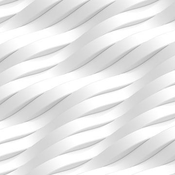 White soft waves, square format