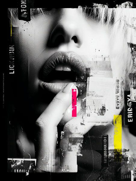 Graphic pop art collage by Studio Allee