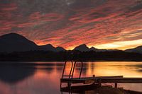 S o n n e n u n t e r g a n g am Hopfensee