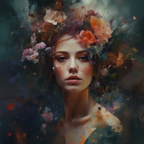 Portret in warme tinten