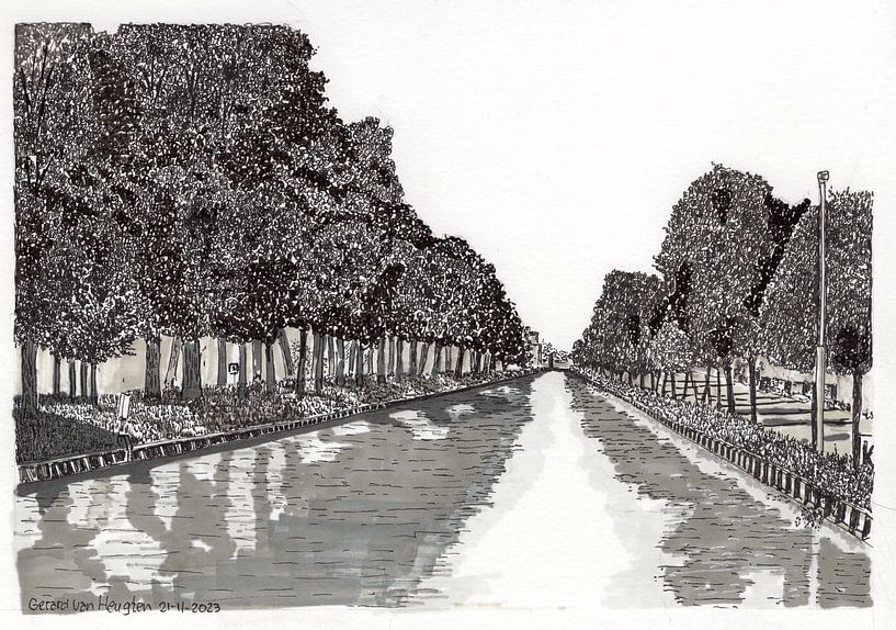 dessin d'ambiance par Gerard van Heugten